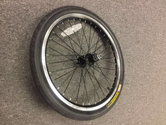 20" x 1.5" Rear Rim with Cassette Hub,  with cassette, without Tire, without inner tube
