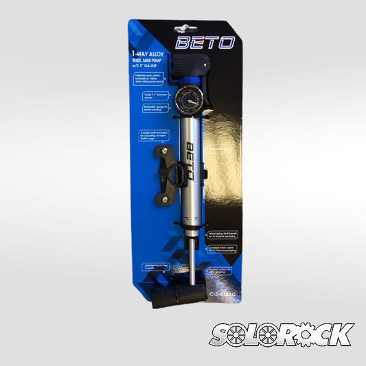 Beto Hand Pump - Alloy with gauge