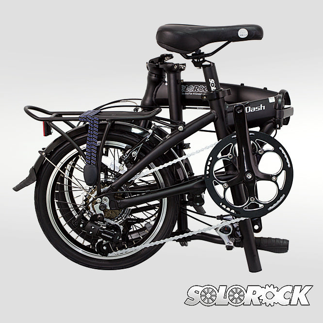 Dash 16" - SOLOROCK 16" 8 Speed Aluminum Folding Bike - V Brakes