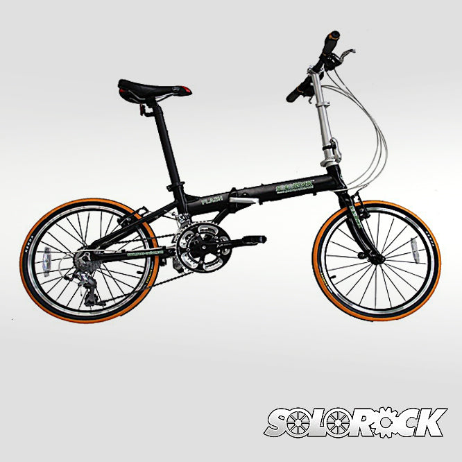 Flash - SOLOROCK 20" 18 Speed Aluminum Folding Bike