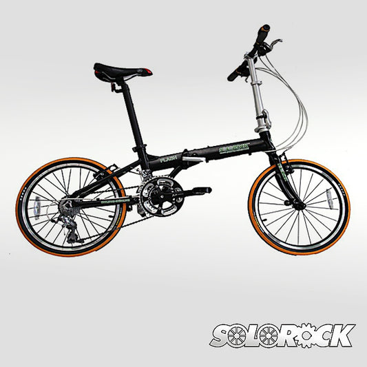 Flash - SOLOROCK 20" 18 Speed Aluminum Folding Bike