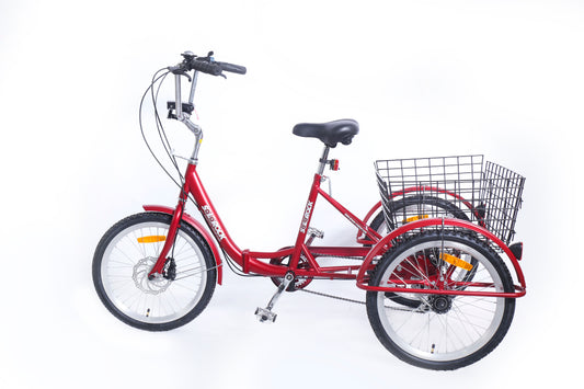 SOLOROCK 20" 6 Speed Folding Tricycle - Agile206-Fold