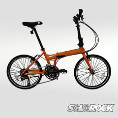 Fire - SOLOROCK 20" 27 Speed Integrated Aluminum Folding Bike