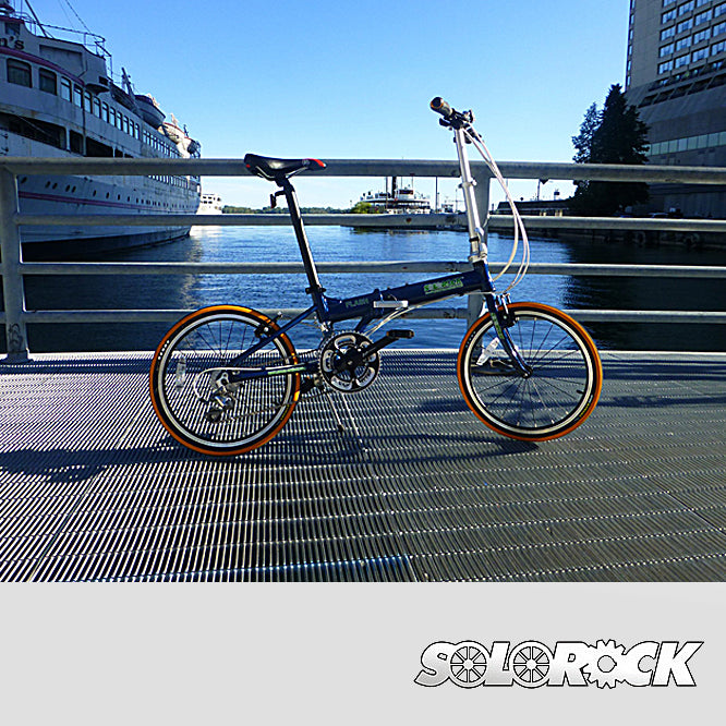 Flash - SOLOROCK 20" 18 Speed Aluminum Folding Bike
