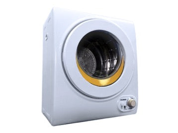 SoloRock 2.5 kg 5.5 LBS 1.65 cb ft 110V Compact Apartment Laundry Dryer White - Orange Crescent